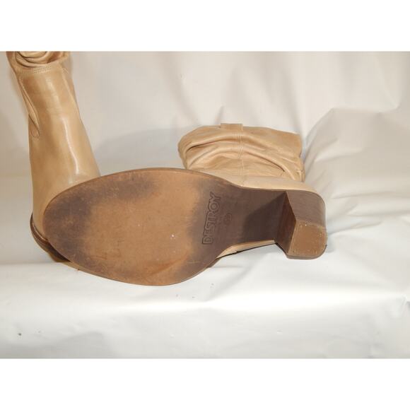 Destroy Women Leather Cow Boy Boots Size 39 NICE - Picture 4 of 10